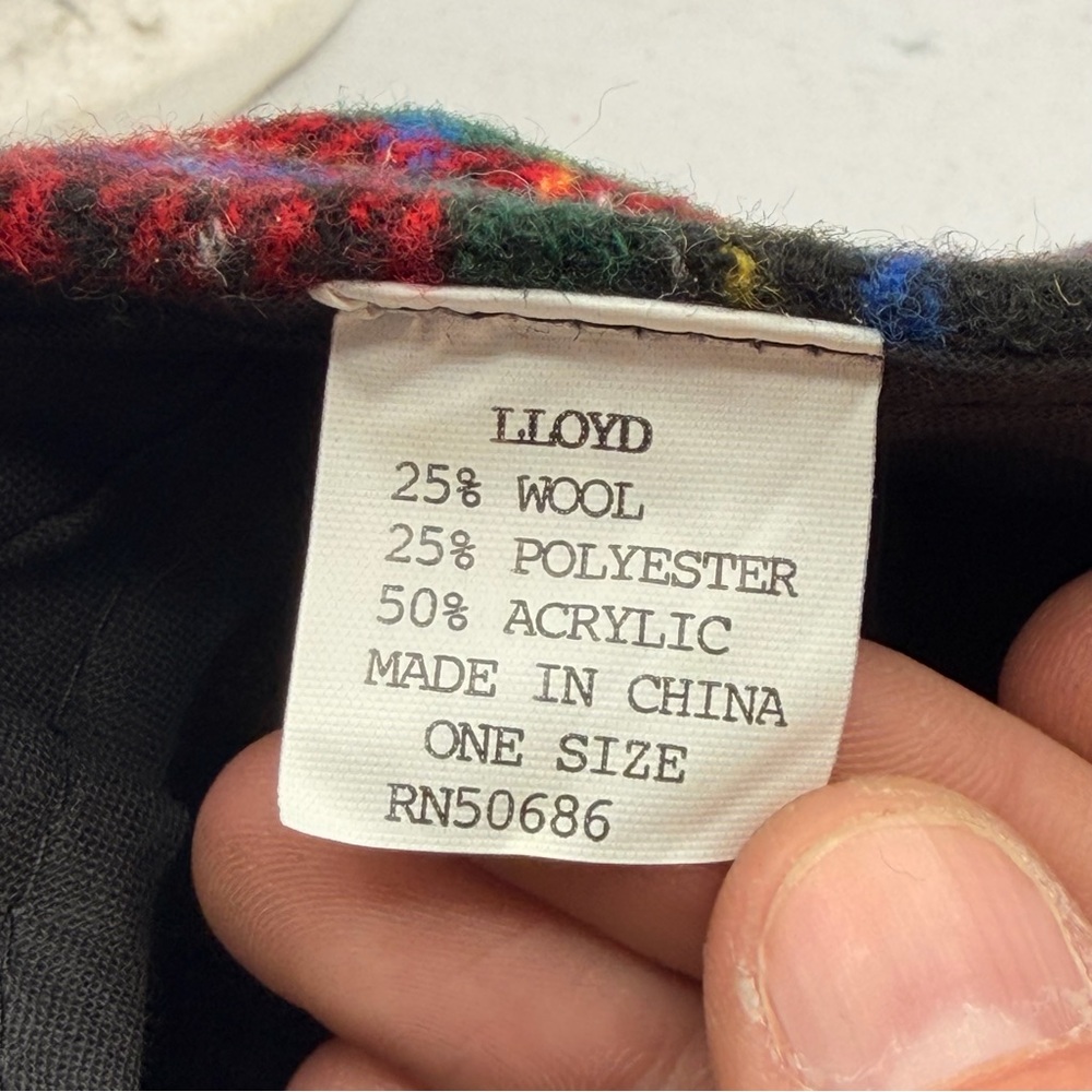 Lloyd Tartan Plaid Newsboy / Baker Boy Hat – 57 cm - Picture 5 of 5